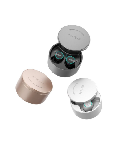 Ασύρματα ακουστικά με θήκη φόρτισης – TWS – M7 - White - 881209