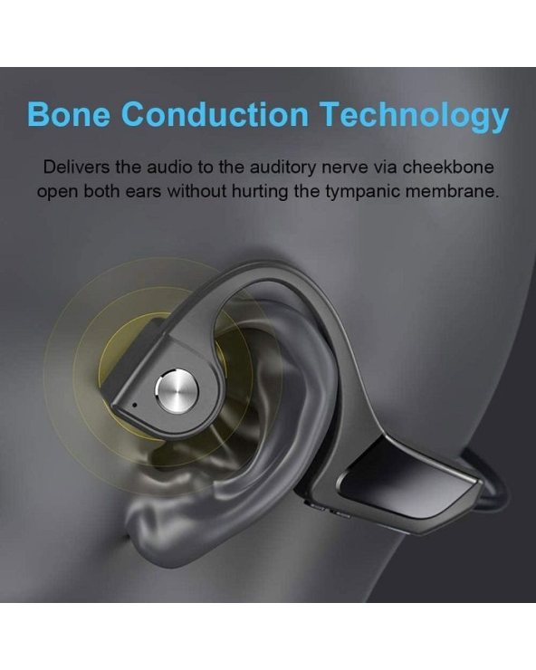 Aσύρματα ακουστικά - Neckband  - F806 - 887561 - Grey