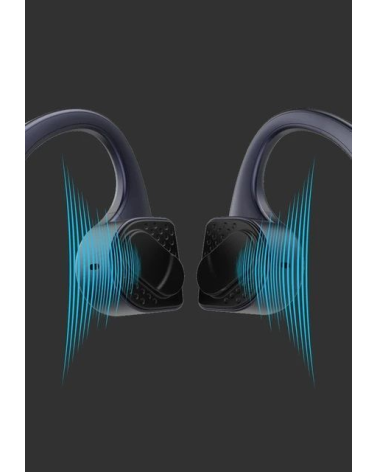 Aσύρματα ακουστικά - Neckband  - F806 - 887561 - Grey