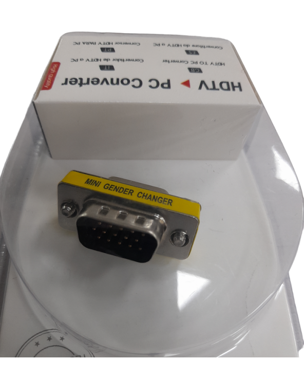 Αντάπτορας VGA Male σε VGA Female - DB15 - 6046