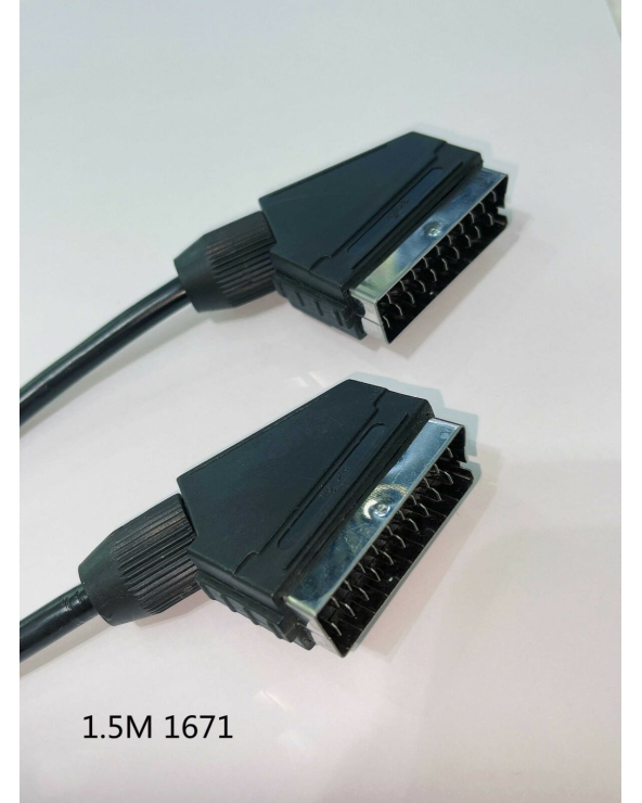 Καλώδιο Scart - 1.5m - Male/Male - 1671