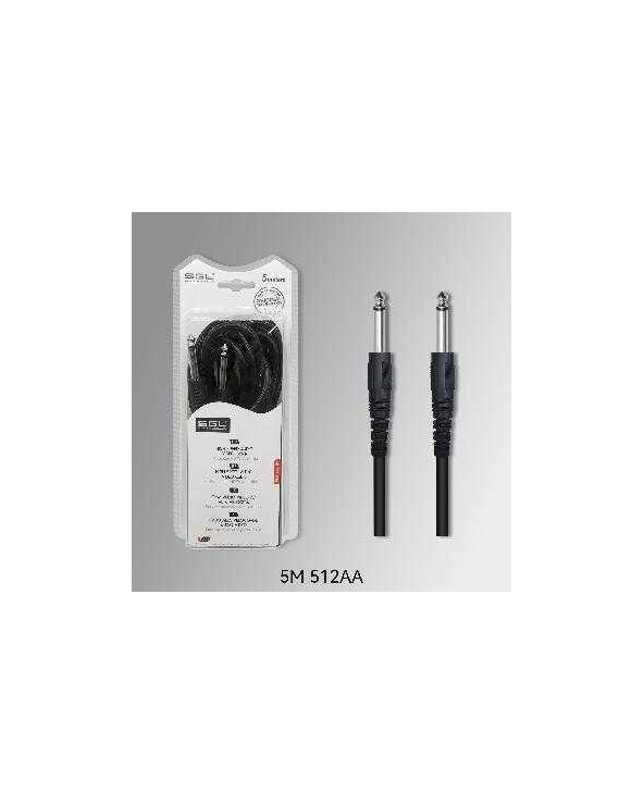 Καλώδιο ήχου Jack 6.3mm - Male - 5m - 512AA