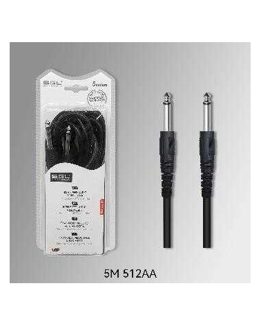 Καλώδιο ήχου Jack 6.3mm - Male - 5m - 512AA