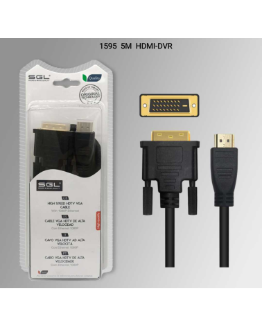 Καλώδιο HDMI σε DVI - 5m - 1595