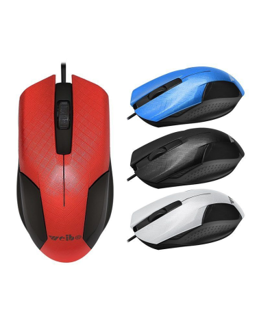 Ενσύρματο ποντίκι - FC-145 - Weibo - 651459 - Black