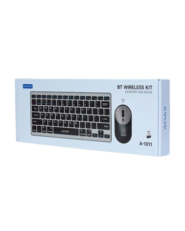 Ασύρματο πληκτρολόγιο και ποντίκι Η/Υ - A1011 - AOAS