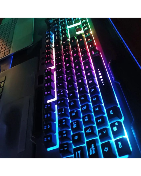 Ενσύρματο πληκτρολόγιο Gaming - LED RGB - WB590 - Weibo