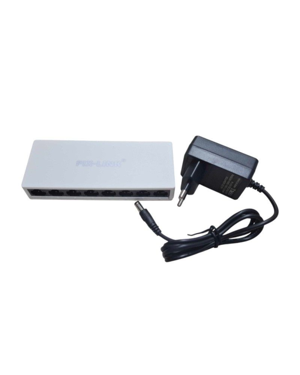 Switch με 8 θύρες Ethernet - SW08S-8 - PIX-LINK