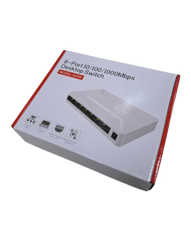 Switch με 8 θύρες Ethernet - GS08AS-8