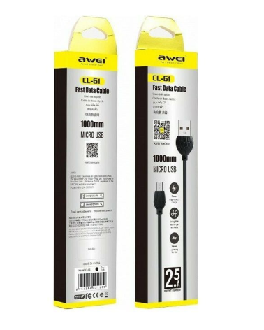 Καλώδιο φόρτισης & data - Lightning - CL-63 - AWEI