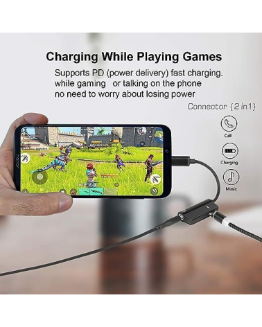 Αντάπτορας Lightning male σε Jack 3.5mm/Lightning female - CL-121 - AWEI