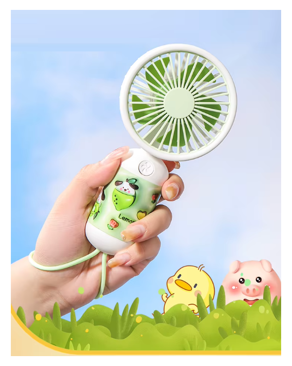 Επαναφορτιζόμενος ανεμιστήρας χειρός mini - MU052A - 033176 - Yellow