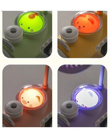 Επαναφορτιζόμενος ανεμιστήρας Αυτοκινητάκι με ξύστρα και φωτάκι νυκτός - MU339A - 033190 - Green