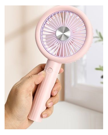 Επαναφορτιζόμενος ανεμιστήρας mini - 677-55B - 037006 - Pink