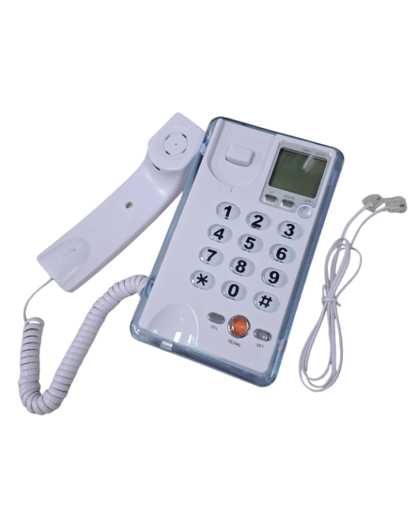 Ενσύρματο σταθερό τηλέφωνο - OHO 208 - 102082 - White