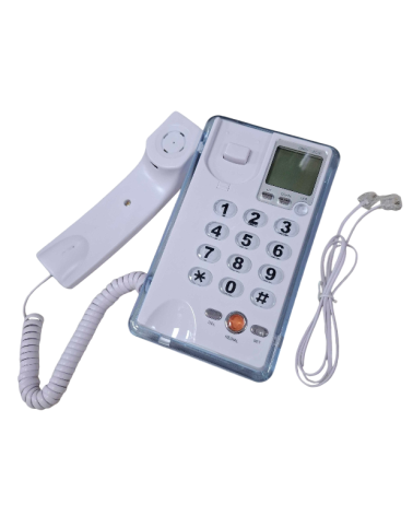 Ενσύρματο σταθερό τηλέφωνο - OHO 208 - 102082 - White