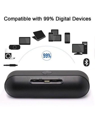 Ασύρματο ηχείο Bluetooth - S812 - 308183 - Red