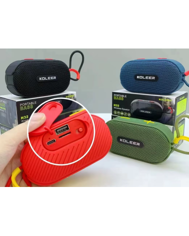 Ασύρματο ηχείο Bluetooth - H32 - 621514 - Green