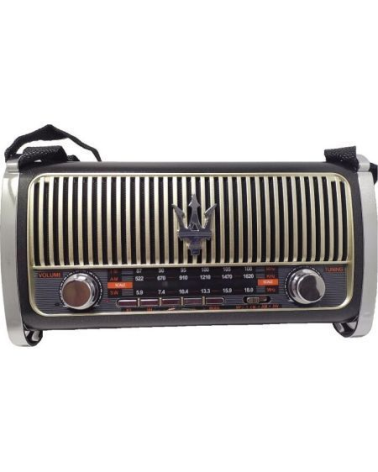 Επαναφορτιζόμενο ραδιόφωνο Retro - M523BT