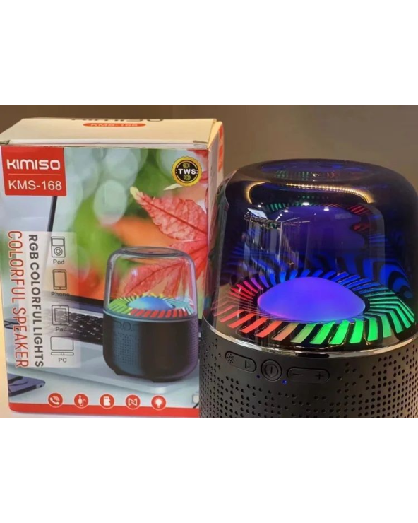 Ασύρματο ηχείο Bluetooth - KMS-168 - LED RGB