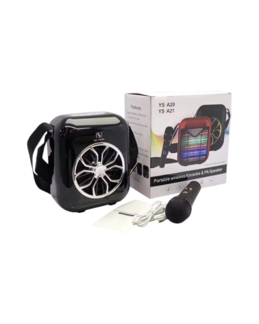 Ασύρματο ηχείο Bluetooth με μικρόφωνο Karaoke - YS-A20 - 887103 - Black