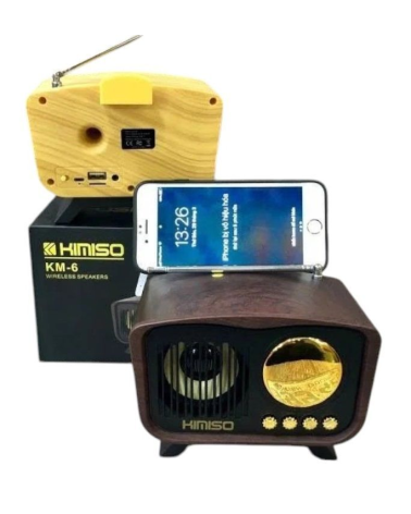 Ασύρματο ηχείο Bluetooth - KM-6 - 886366 - Dark Brown
