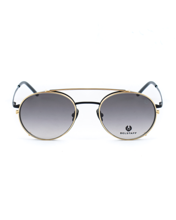 VISTA + CLIP-ON BELSTAFF MAN BLACKRODS017G (Lens/Bridge/Temple) 51/19/145 mm)