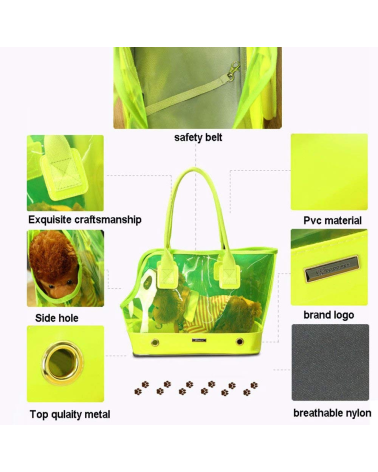 Τσάντα μεταφοράς κατοικιδίου - 1878 - 550932 - Green Fluo