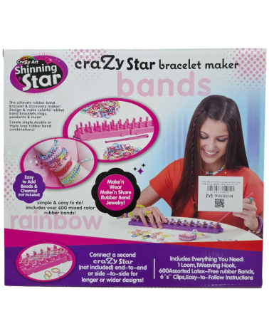 Σετ κατασκευής βραχιολιών DIY με λαστιχάκια - 16216DIY