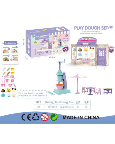 Σετ κατασκευών πλαστελίνης - Ζαχαροπλαστείο - 68954