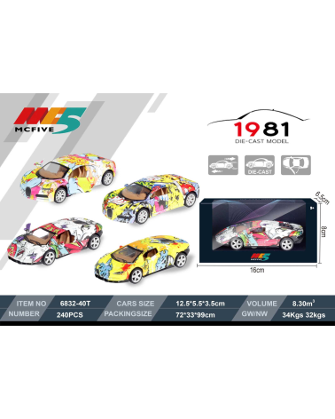 Μεταλλικό αυτοκίνητο μινιατούρα - 6832-40T 1:32