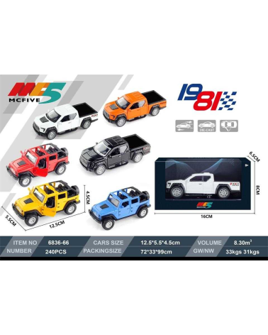 Παιδικό αυτοκίνητο μινιατούρα μεταλλικό - 6836-66