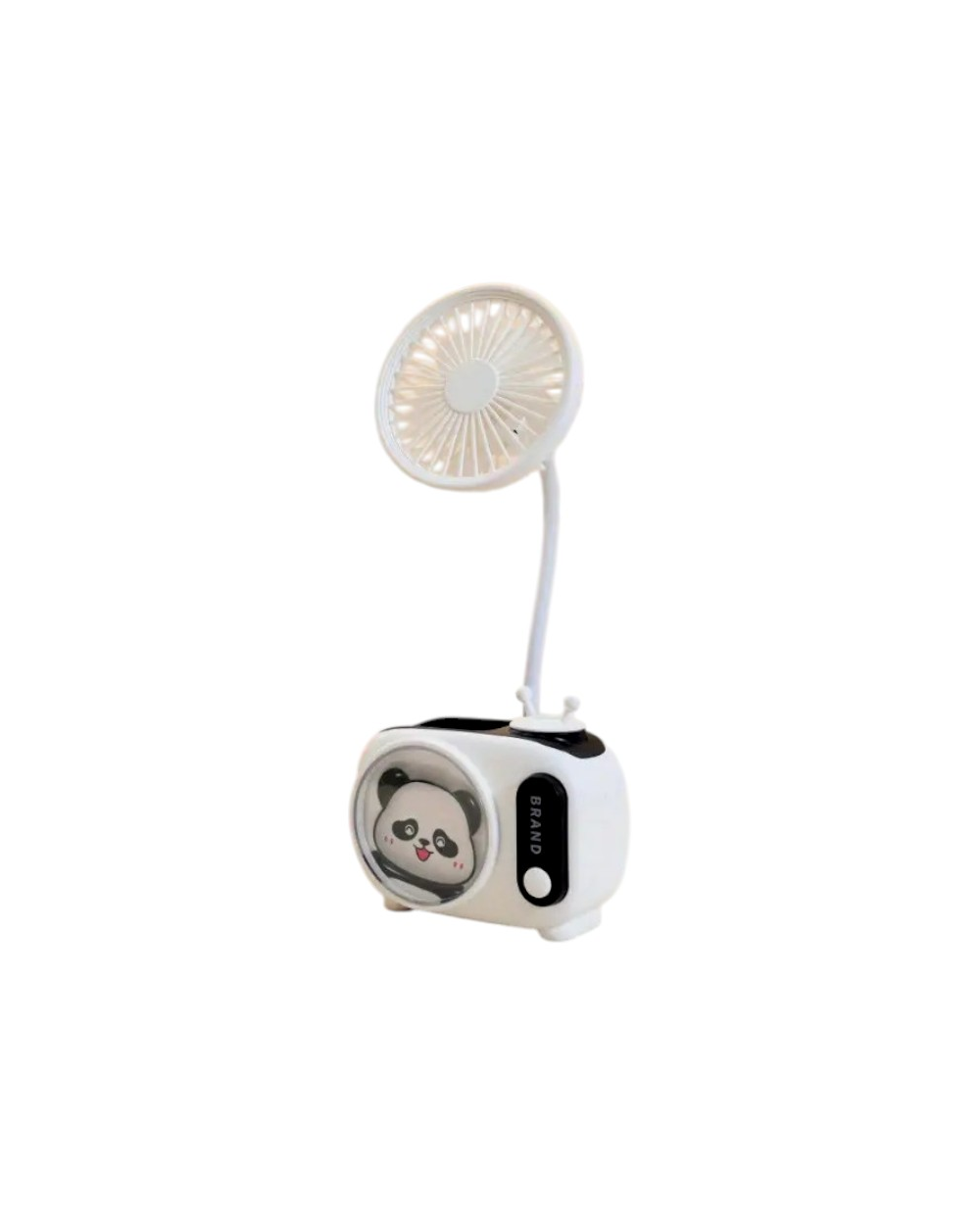 Παιδικός επαναφορτιζόμενος ανεμιστήρας μολυβοθήκη με ξύστρα - MU352A - 033183 - White