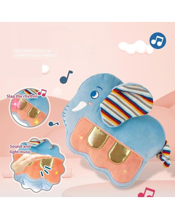 Λούτρινο βρεφικό πιάνο Ελεφαντάκι με ήχο - CM321-13 - 215661