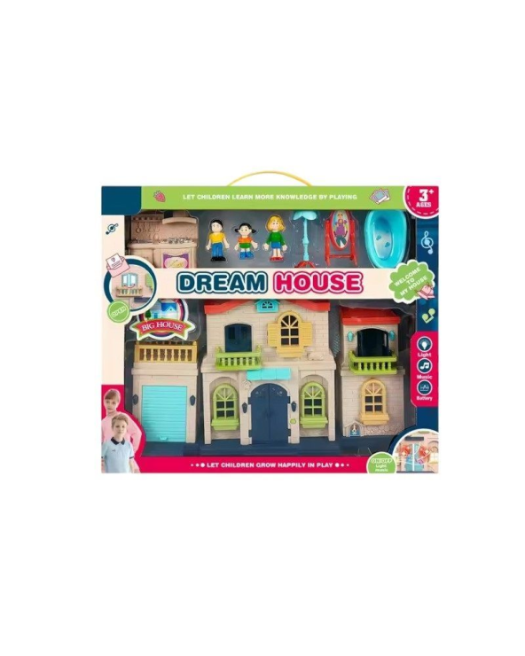 Κουκλόσπιτο με αξεσουάρ - 1379