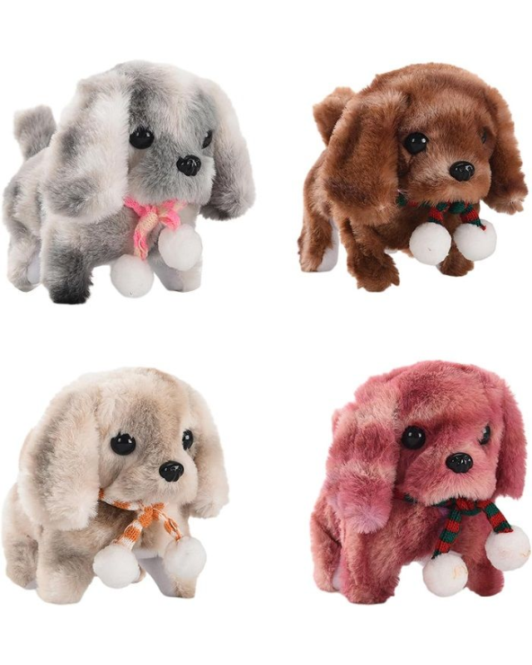 Λούτρινο σκυλάκι με κίνηση και ήχο - 007B