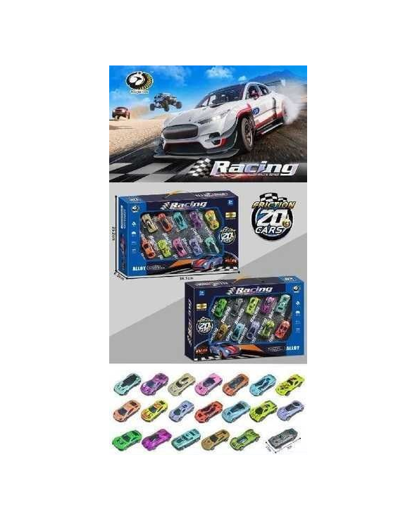Σετ μεταλλικά αυτοκινητάκια - 20pcs - WJ950-339