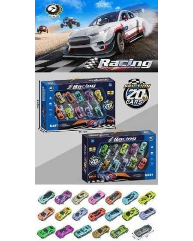 Σετ μεταλλικά αυτοκινητάκια - 20pcs - WJ950-339