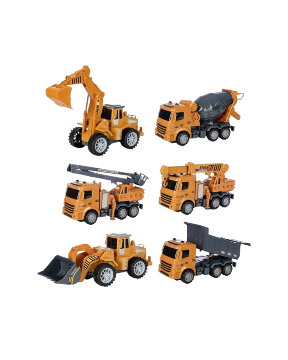 Σετ οχημάτων εργασίας - 6pcs - XLQ-6C