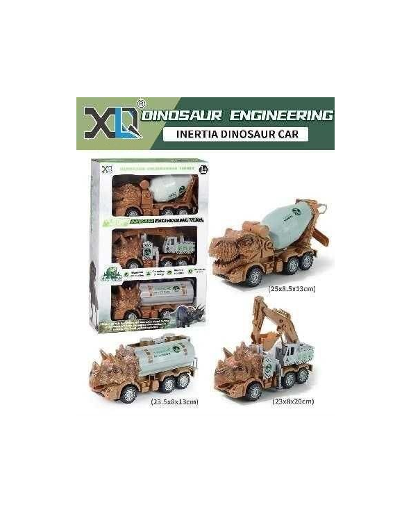 Σετ οχήματα Δεινόσαυροι - 3pcs - XLQ-3L