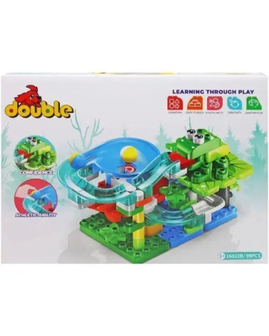 Σετ τσουλήθρα DIY με τουβλάκια - 16022B99