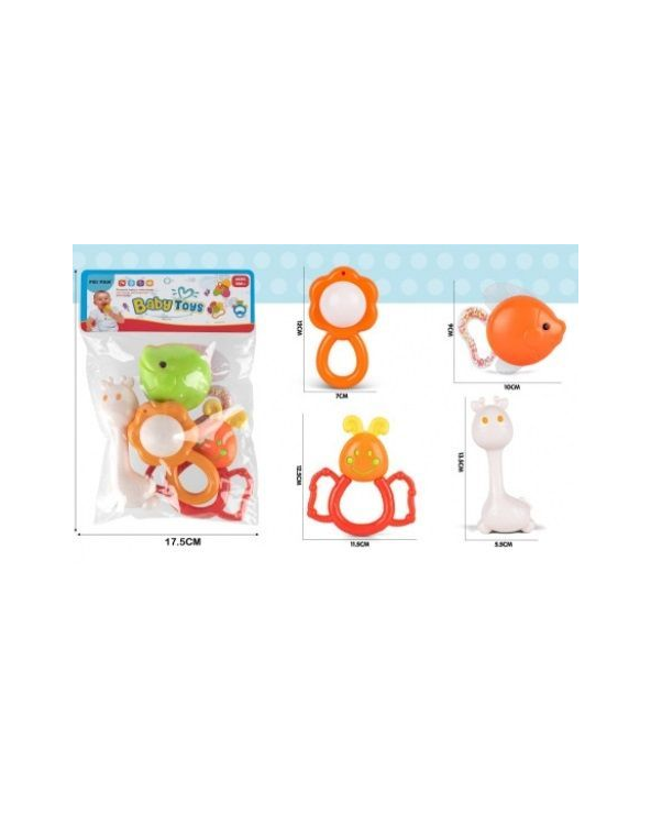 Σετ βρεφικές κουδουνίστρες & μασητικά - 326-B1474