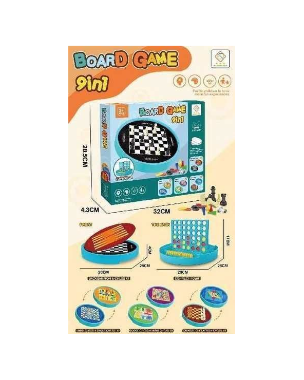Επιτραπέζιο παιχνίδι 9in1 - JF378-1029