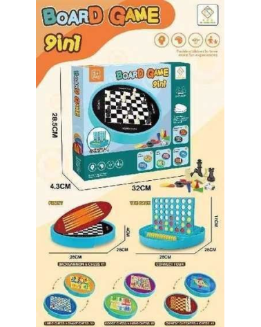 Επιτραπέζιο παιχνίδι 9in1 - JF378-1029