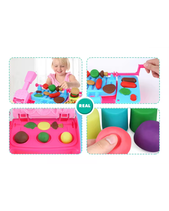 Σετ κατασκευών DIY με πλαστελίνη - Barbeque - 5838-29