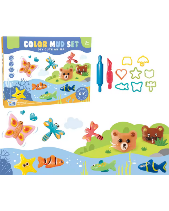 Σετ κατασκευών DIY με πλαστελίνη - 5838-139B