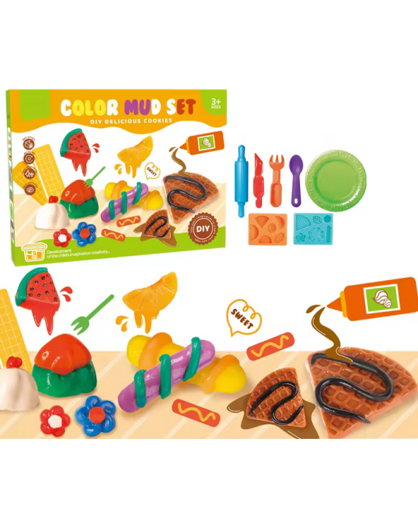 Σετ κατασκευών DIY με πλαστελίνη - Delicious - 25g - 5838-137B
