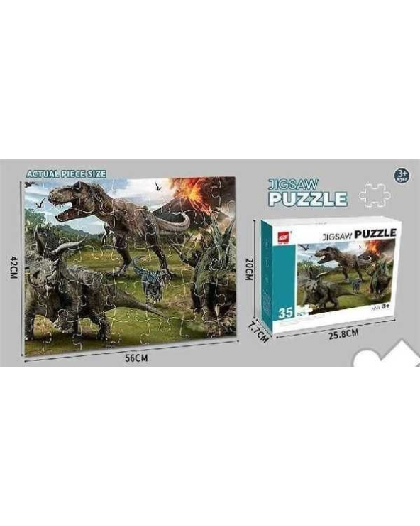 Παιδικό puzzle 35 κομματιών - Dinosaurs - GXF035-1135