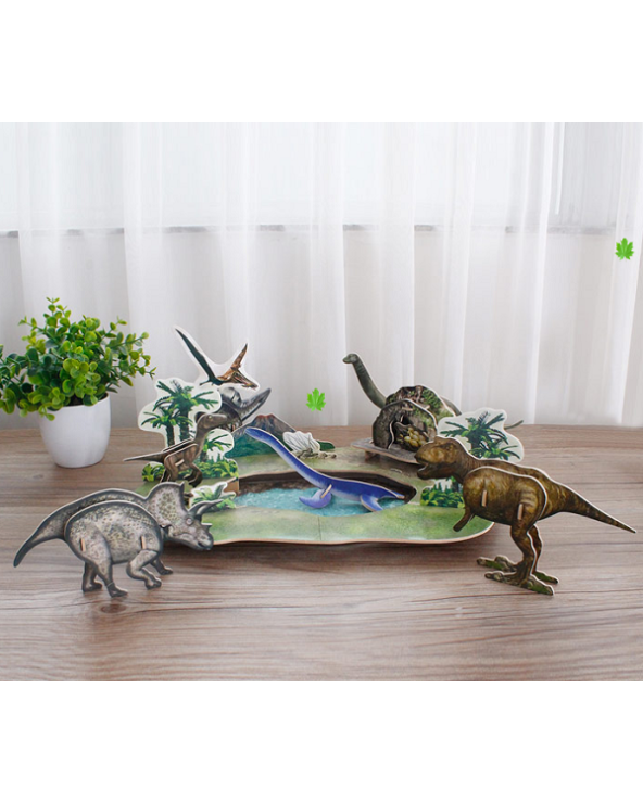 Τρισδιάστατο παζλ Δεινόσαυροι - 3D DIY - GXF001C-13D