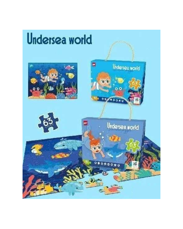 Παιδικό puzzle 63 κομματιών - Undersea World - 66307